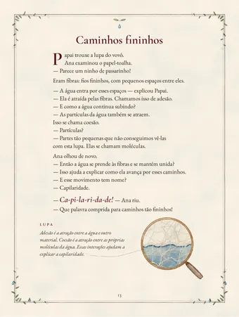 Página do livro: A LUPA